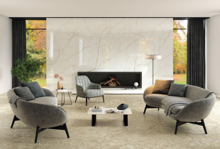 Керамогранит Atlas Concorde Forte dei Marmi quark Braz gold lastra (60x60х2) арт. 610010003162